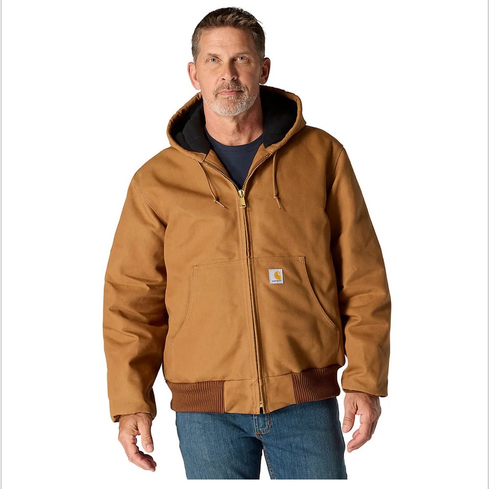 Carhartt Men's Tan Hooded Performance Jacket